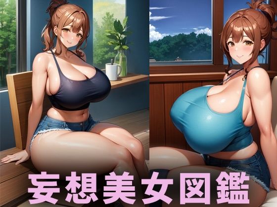 爆乳美女【妄想イラスト美女図鑑vol.66】_1