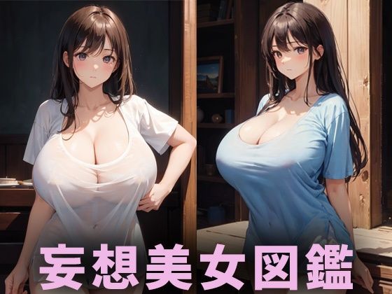 巨乳美女【妄想イラスト美女図鑑vol.68】_1