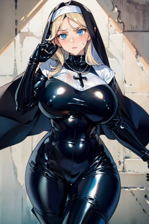 爆乳AIてかてか修道女1 画像9