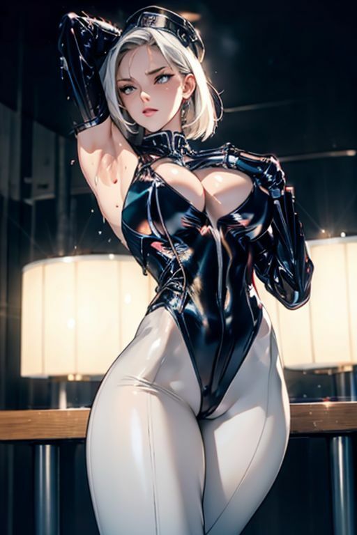 サンプル画像1:爆乳AIセクシーオフィサー1(AI出版) [d_363650]