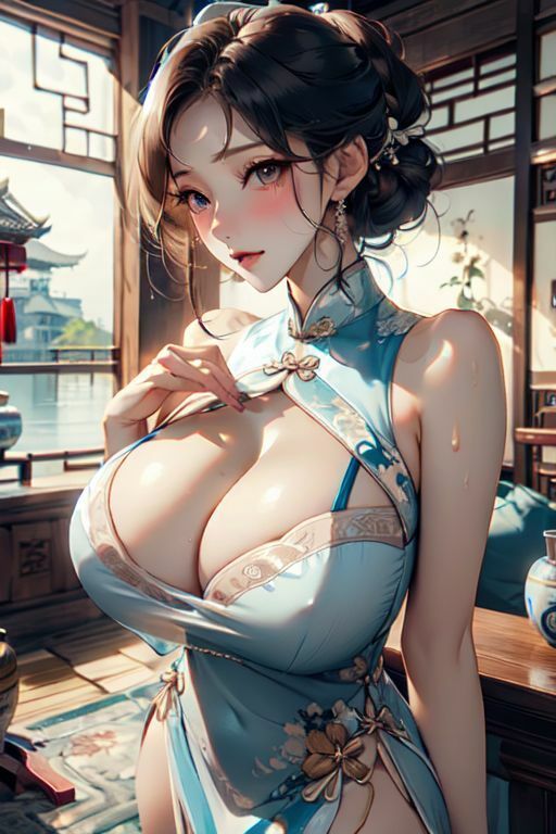 爆乳AIどしこりチャイナ1 画像1