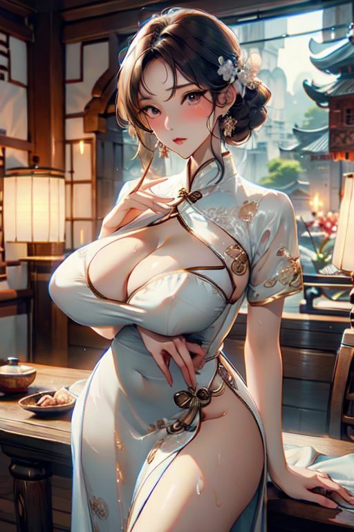 サンプル画像6:爆乳AIどしこりチャイナ1(AI出版) [d_363818]