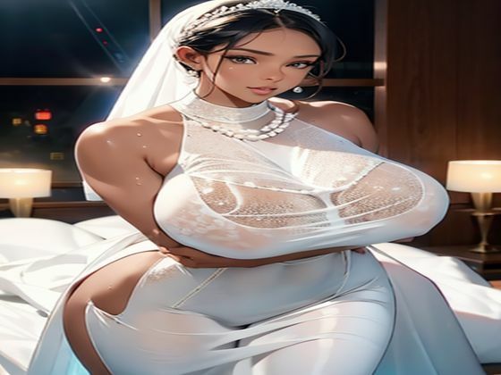 この美しくも神秘的なイラスト集です【爆乳AIどしこりスケスケドレス1】　by　AI出版