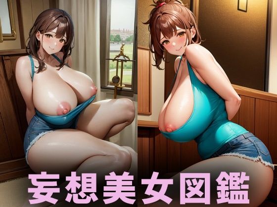 爆乳美女【妄想イラスト美女図鑑vol.71】_1