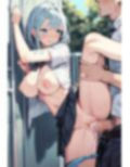 時間停止＆操作アプリで巨乳JKに中出し！感度アップで野外露出アクメSEX