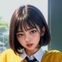 ふたなりでかちんぽJKのオ●ニー