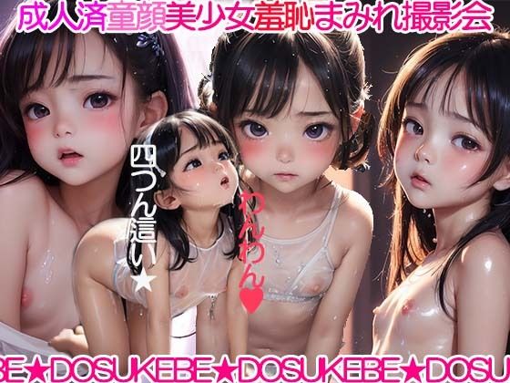 【わんわん♪四つん這い☆成人済童顔美少女羞恥まみれ撮影会☆】迷える子乳首