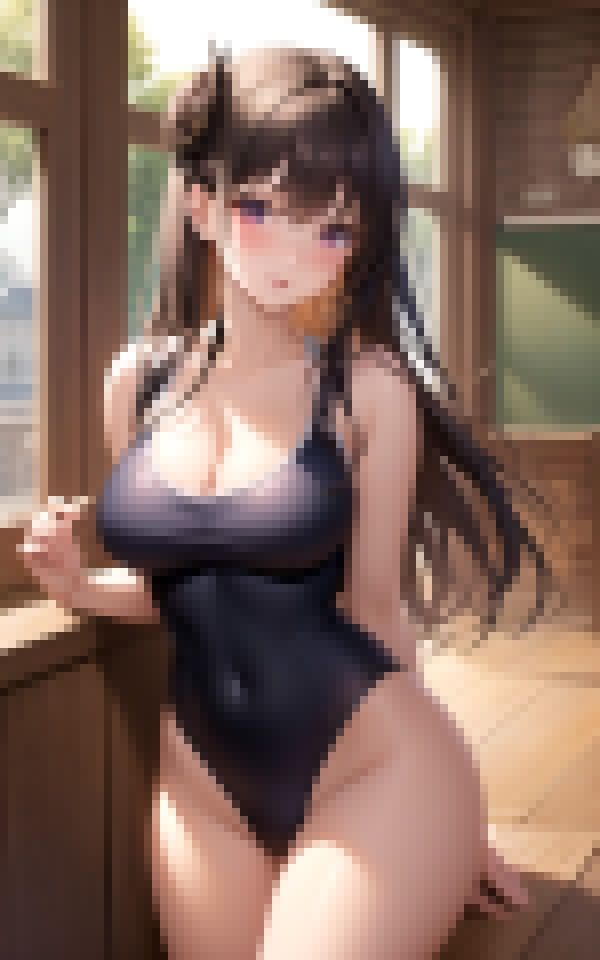 天然爆乳素人ちゃんの水着撮影？？ 画像3