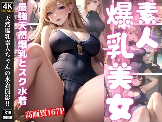 天然爆乳素人ちゃんの水着撮影？？