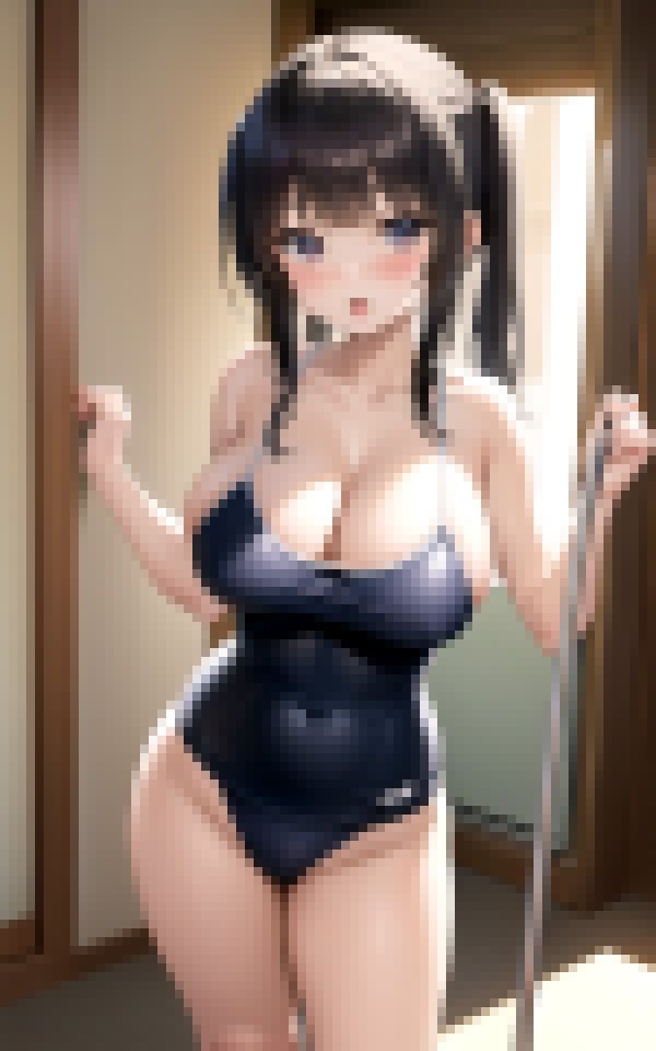 ロリ巨乳部活少女の成長おっぱい 画像7