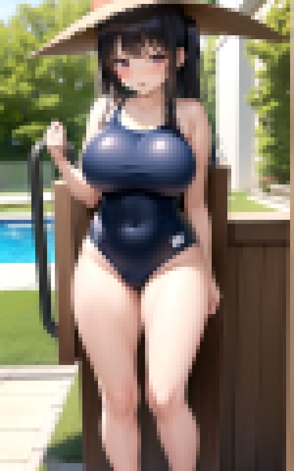 ロリ巨乳スク水写真〜スク水ロリ巨乳しか勝たん？〜 画像5