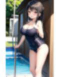 ロリ巨乳スク水写真〜スク水ロリ巨乳しか勝たん？〜 画像9