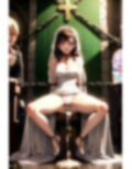 茶髪ウエディングドレス花嫁に神聖な教会で強●パンティー中出し射撃