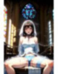 茶髪ウエディングドレス花嫁に神聖な教会で強●パンティー中出し射撃