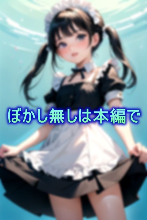 ロリビッチなつるぺたメイドに精子ストックを全て吸い取られ…