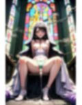 こげ茶髪ウエディングドレス花嫁に神聖な教会で強●パンティー中出し射撃