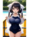 ロリ巨乳ビッチ！童顔の姉はプールで男子を誘惑ぱふぱふ 画像5