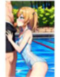 徐々に透けていくスクール水着を手に入れたんで生意気なメス〇キ生徒に着せて個人指導！！