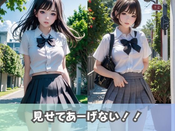 【制服女子校生】同級生の美少女JKに「パンツの中見せて」とお願いしてみたらノーパン女子のつるつるおま◯こに出会えた！