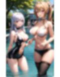 水着美人がプールで誘惑してくるハーレム天国