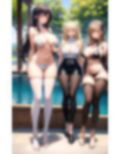 水着美人がプールで誘惑してくるハーレム天国