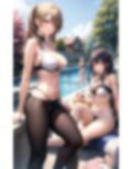 水着美人がプールで誘惑してくるハーレム天国