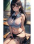 巨乳の清楚系JK〜放課後の教室で淫らな体をあらわに