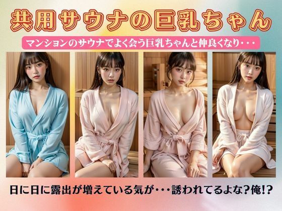 共用サウナの巨乳ちゃん！マンションのサウナでよく会う巨乳と知り合いになり不倫・・