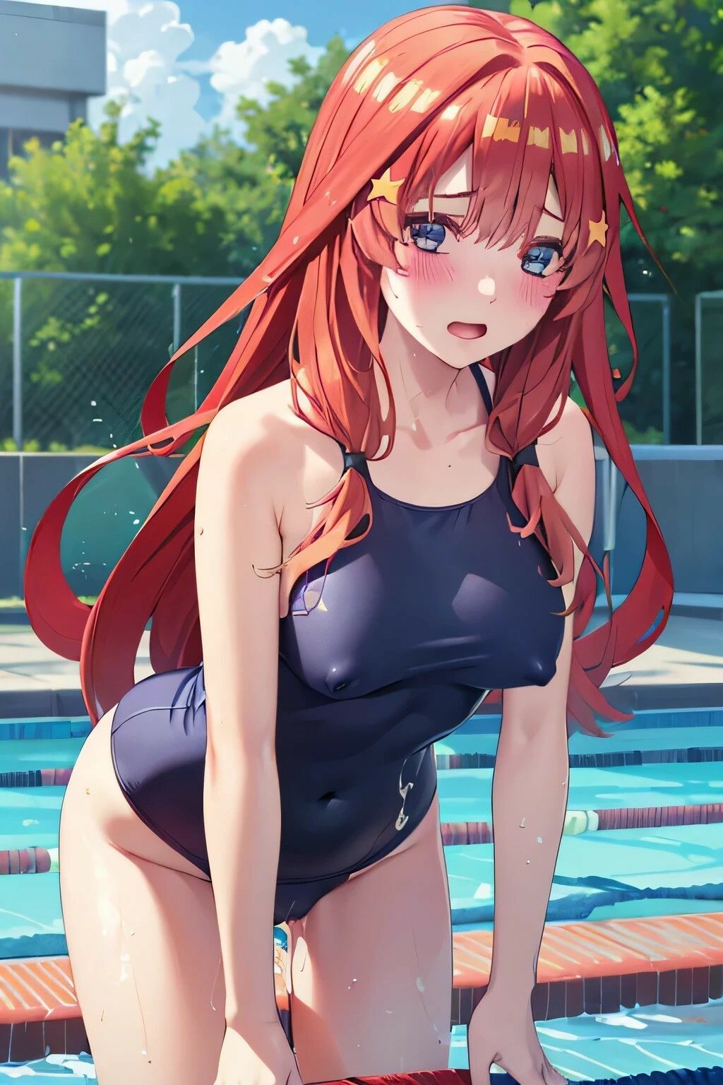 五等分の痴女 中野五〇の場合 スク水編 画像7