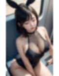 休憩中バニーちゃんの衣装がズレて綺麗な乳首が見えました