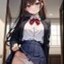 JKがスカートをめくり上げて誘惑してるよぉ（33枚）
