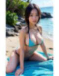 ビーチいたお姉さんと浜辺でイチャついた 画像1