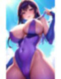アメリカン爆乳！ビーチでビッチを見よう！ 画像1