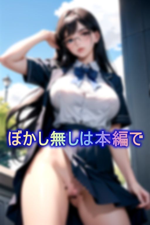 服の上からでもわかるムチムチ爆乳の地味眼鏡ヲタクJKに告られ、処女から淫乱メスに開発していった思い出 画像5