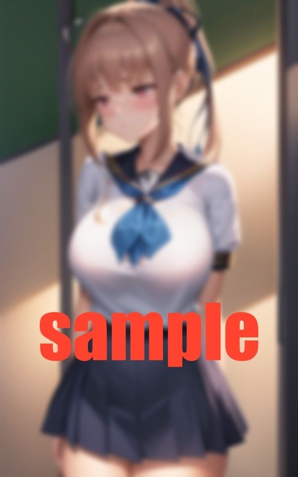 せんせい助けて！胸が大きくなってこの制服じゃもうはちきれそう 画像1