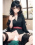虹かけ誌 レモン白書オマージュ2桜の花散るお庭で 画像9