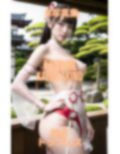 AI写真集 秋野楓 Kaede Akino 巫女トップレス 画像4