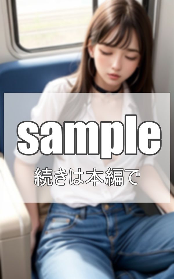 電車で眠る無防備女子に 悪戯しました 画像2