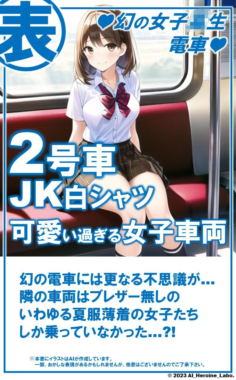 1つの呪文で生み出された100人のAI妄想美少女-38【幻のJK電車【えっちな都市伝説】裏時刻？！ ぽろりだらけのJK電車編】9