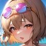 ビーチでチ〇コ漁りする爆乳ビキニ