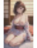 和風おっとり美女 淫らな和服姿 画像1