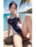 AI美女の競泳水着写真集4 画像1