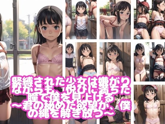 緊縛された少女は嫌がりながらも、悦びに満ちた瞳で僕を見上げる 〜君の秘めた欲望が、僕の縄を解き放つ〜_1