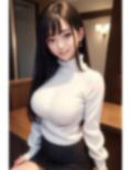 AI美女の白セーター写真集3 画像7