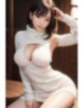 AI美女の白セーター写真集3 画像9