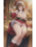 卑猥すぎるサンタ姿の美女 画像2
