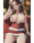 卑猥すぎるサンタ姿の美女 画像4