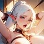 【無料】巨乳エルフ ボンデージ（拘束）＆ディルド お試し版