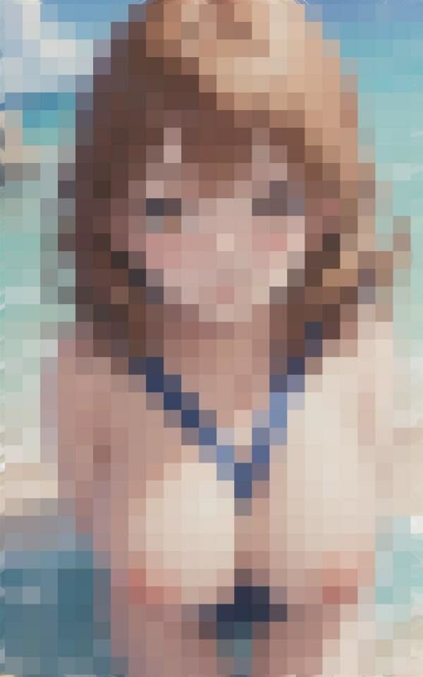 年上巨乳美女と真夏の海水浴 画像5