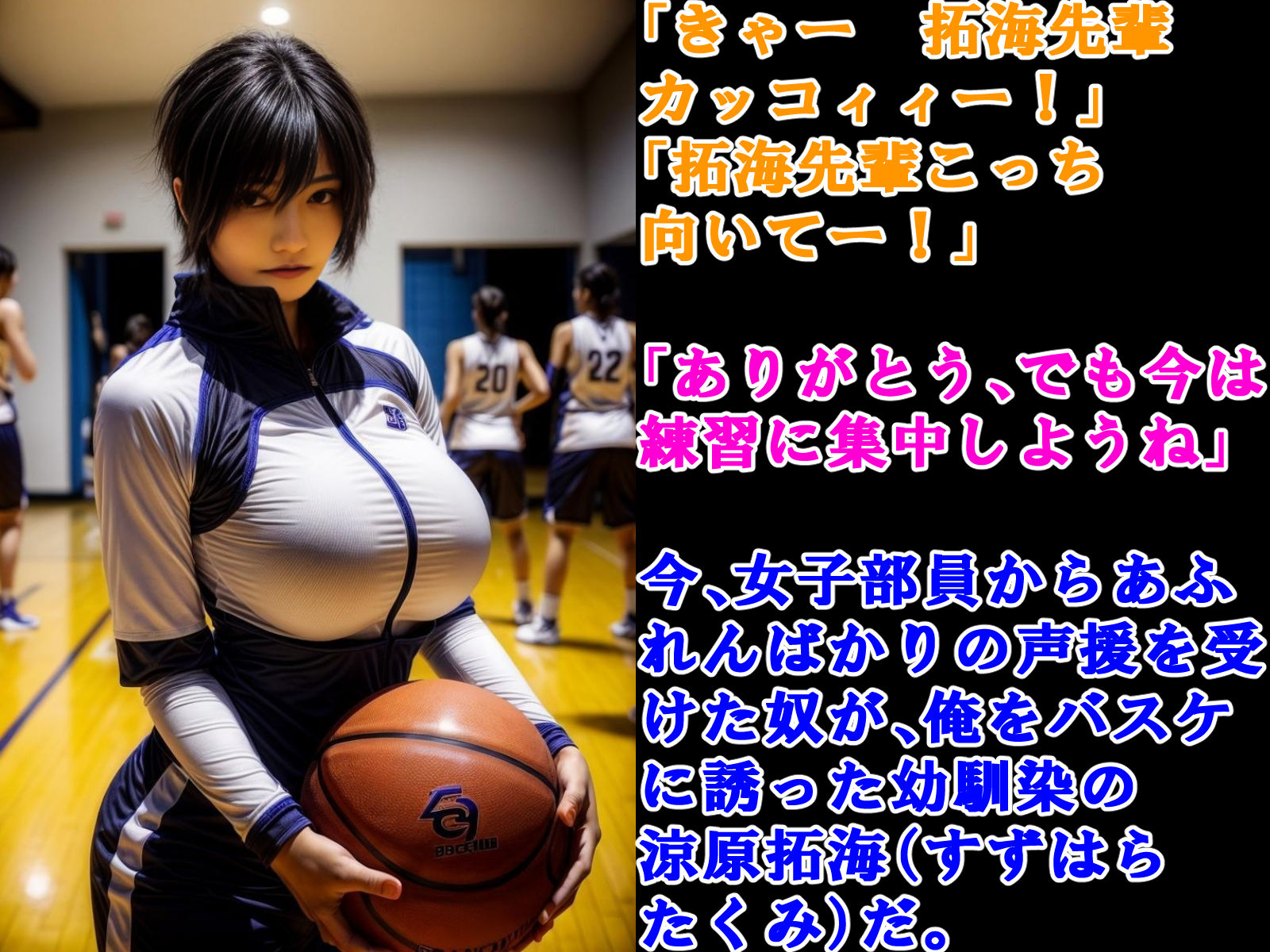 幼馴染でバスケ部エースのボーイッシュ巨乳イケメン女子を孕ませた話